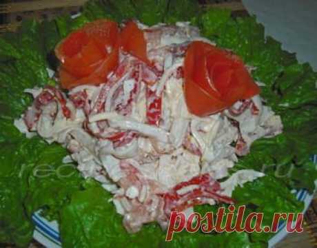 Как приготовить салат &quot;Красное море&quot; Рецепт с фото | Рецепты дня