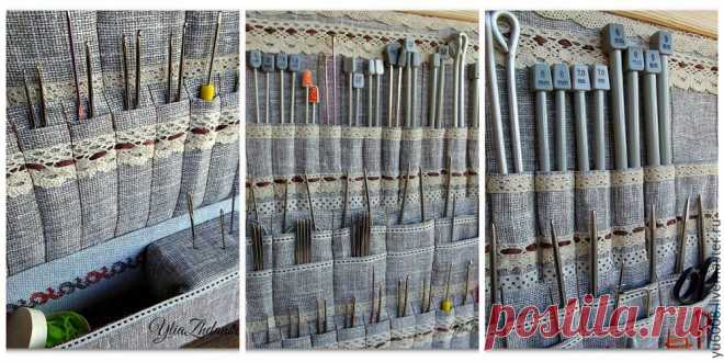 Делаем органайзер для спиц и крючков - Ярмарка Мастеров - ручная работа, handmade