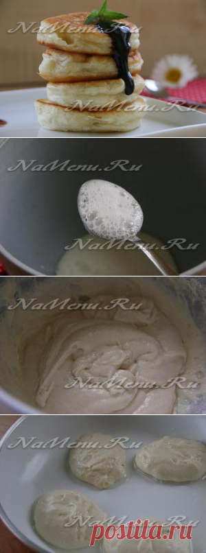 Оладьи на кефире без яиц, пышные: рецепт с фото