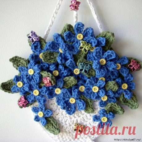 Вязаные прихватки и коврики под горячее