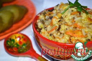 Каша по-монастырски в мультиварке - кулинарный рецепт