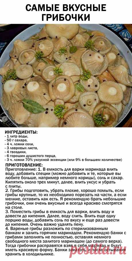Самые вкусные грибочки