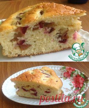 Пирог сливовый " Бархат" - кулинарный рецепт