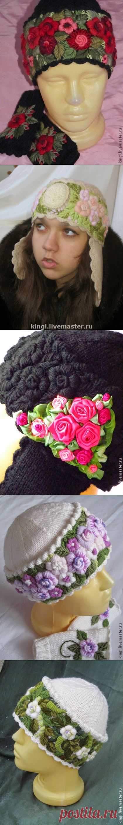 Irish crochet &: Объемная вышивка ЕЛЕНЫ КОРОЛЬ