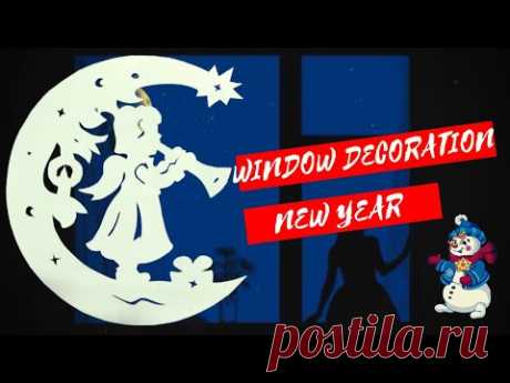 DIY Christmas Window Decorations Ideas - YouTube