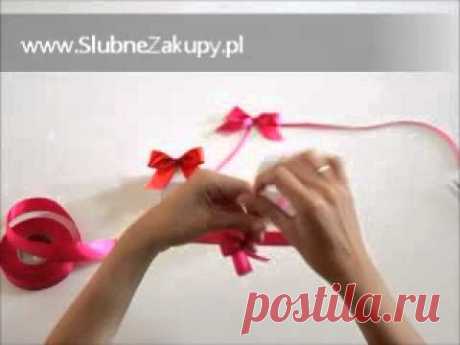 Jak samemu ładnie zawiązać kokardkę- www.SlubneZakupy.pl