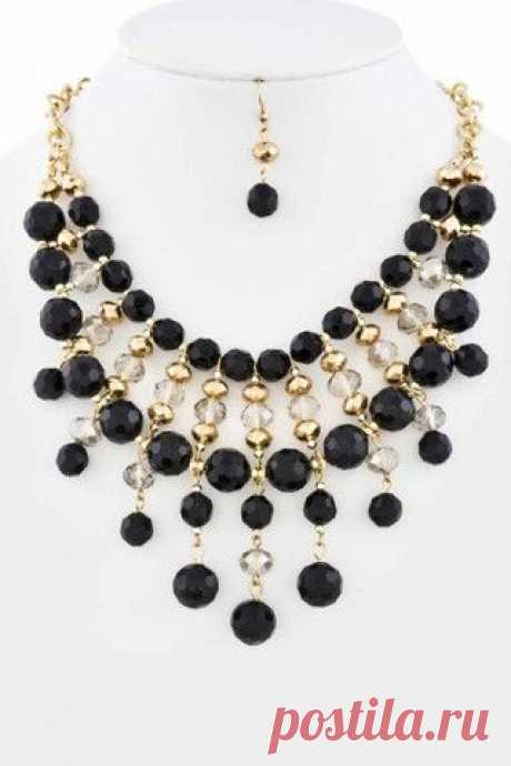 Beaded Dangle Statement Necklace Set - First &amp; Chic - Online Boutique for Women - Amazingly DIY Beaded Dangle Statement Necklace Set – First &amp; Chic – Online Boutique for Women is creative inspiration for us. Get more photo about home decor related with by looking at photos gallery at the bottom of this page. We are want to say thanks if you like to share this …