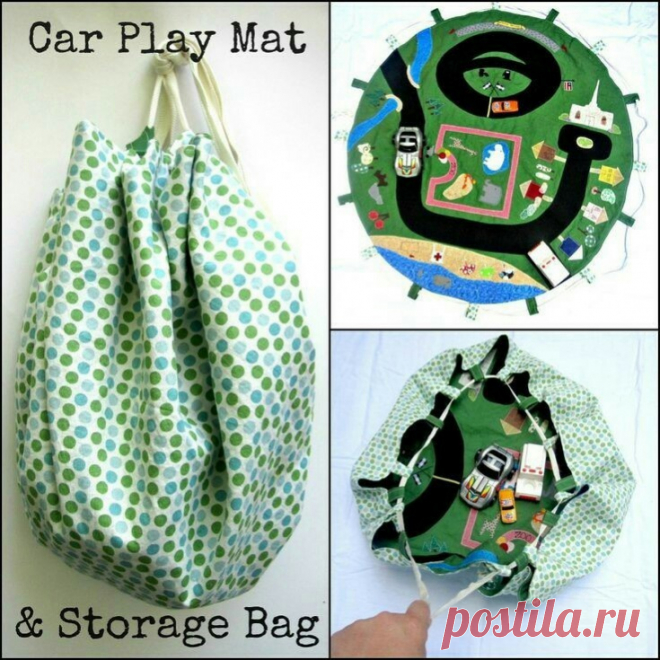 Выкройка многофункциональной сумки для игрушек Модная одежда и дизайн интерьера своими руками