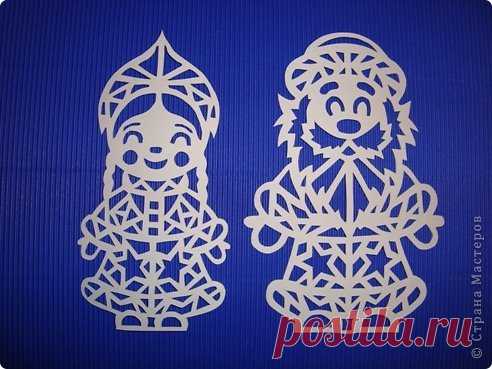 Новогодние вытынанки: украшаем дом силуэтной вырезкой из бумаги Материнство - беременность, роды, питание, воспитание