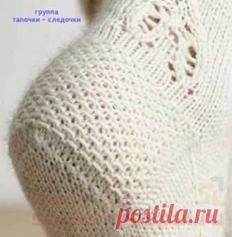 Узоры для вязания прочной пяточки.