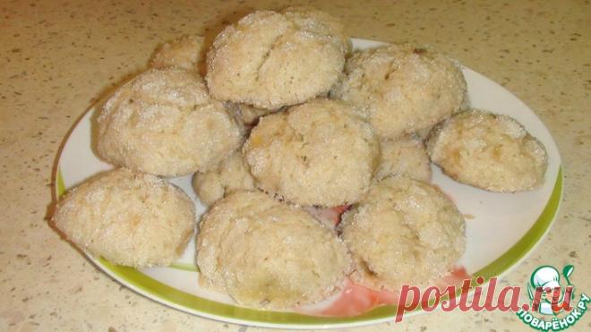 Банановое печенье Кулинарный рецепт