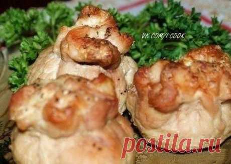 Мешочки с сыром и грибами - пошаговый рецепт с фото. Автор рецепта Ирина . - Cookpad
