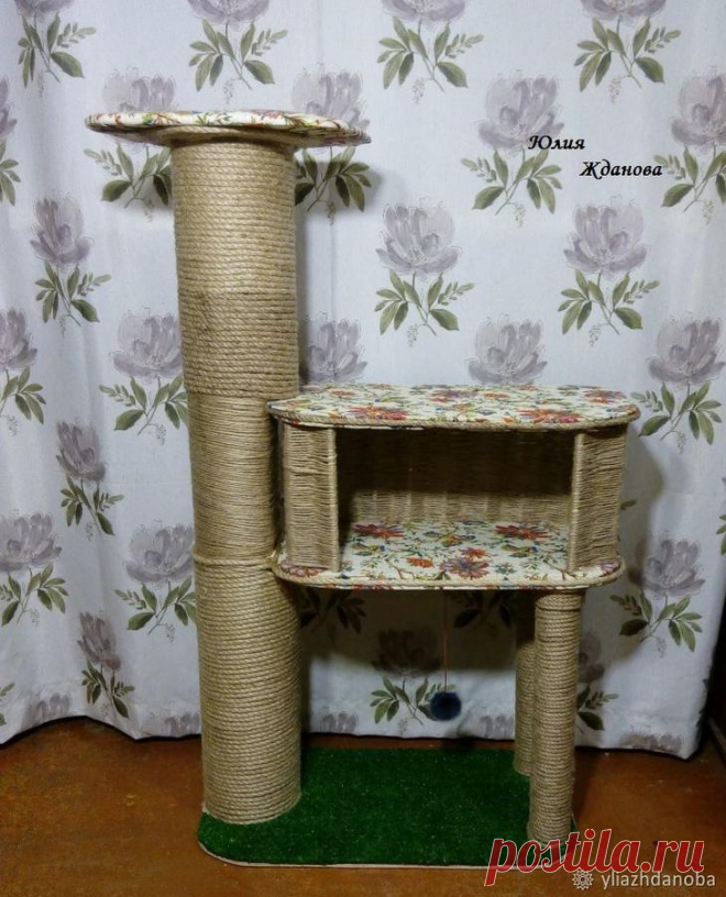 Мастерим домик для кошки