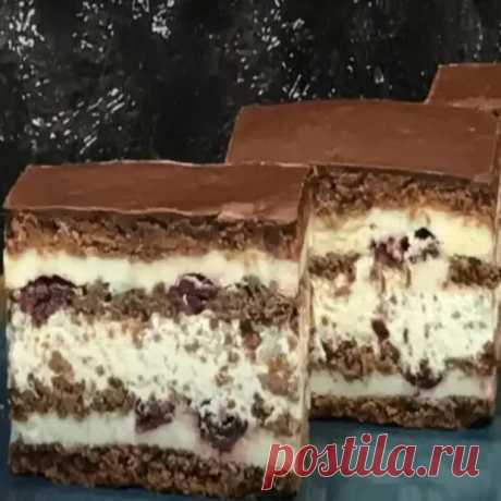 «Шоколадная вишня». Торт, который покорит ваше сердце и вкусовые рецепторы - В кастрюльке - Медиаплатформа МирТесен