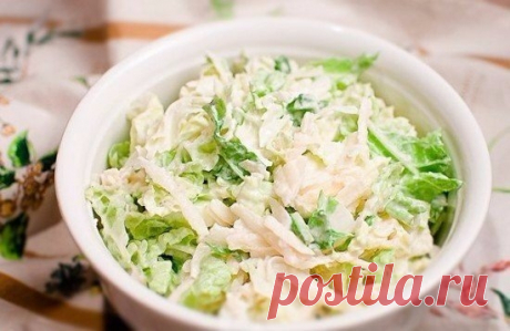 Салат из пекинской капусты с курицей