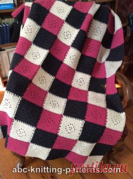 Happy Squares Seamless Modular Afghan Free Afghan Crochet Pattern
