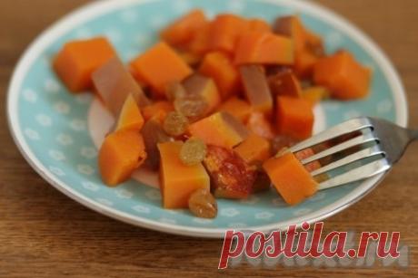 Тыква, запеченная в мультиварке