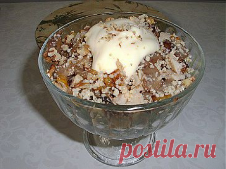 Салат с кальмарами и грибами | Рецепты моей мамы