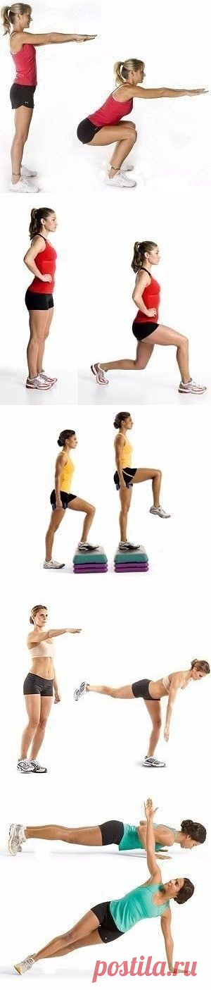 9 самых эффективных упражнения для сжигания жира и ускорения метаболизма