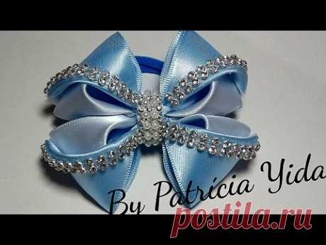 como fazer laço de cetim 💖 Laço fofura Luxuosa 💖 DIY 💖 - YouTube