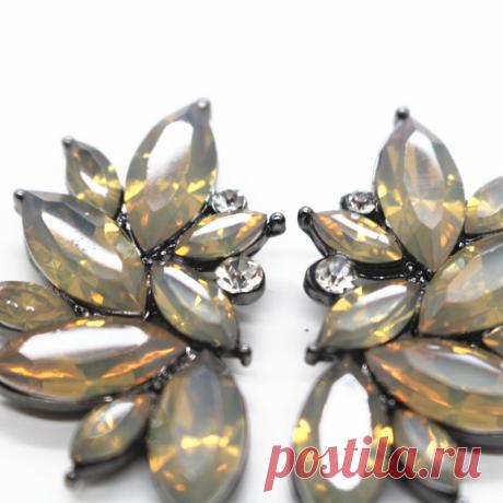 2015 новое оптовая продажа винтажный дизайн кристалл серьги мода женщин заявление серьгу для женщин мода pendientes купить на AliExpress