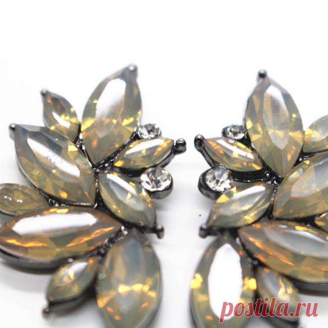 2015 новое оптовая продажа винтажный дизайн кристалл серьги мода женщин заявление серьгу для женщин мода pendientes купить на AliExpress