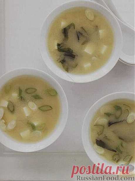 Мисо - японский  с лапшой.