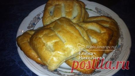 Слойки с творогом из слоеного теста от Лиги Кулинаров!