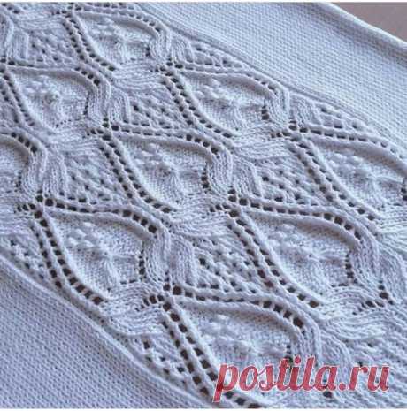 Интересный фантазийный узор (Вязание спицами) Интересный фантазийный узор спицами. Схема узора: Условные обозначения: //pagead2.googlesyndication.com/pagead/js/adsbygoogle.js (adsbygoogle = window.adsbygoogle || []).push({});  …