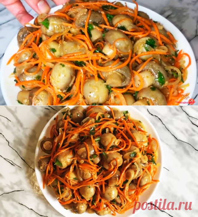 Грибы по-корейски - Лучший сайт кулинарии