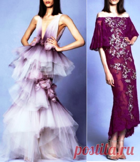 Круизная коллекция 2018 от Marchesa -- шикарные наряды на выход 
Сегодня, предлагаю познакомиться с новой круизной коллекцией на 2018 год от Marchesa. Дизайнеры и основатели Джорджина Чепмен и Керен Крэйг очень любят играть с тканью и деталями. 

И создают вполне …