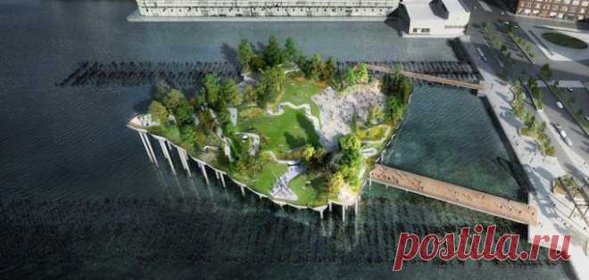 Hudson River Park – парк над водой - Наука и жизнь