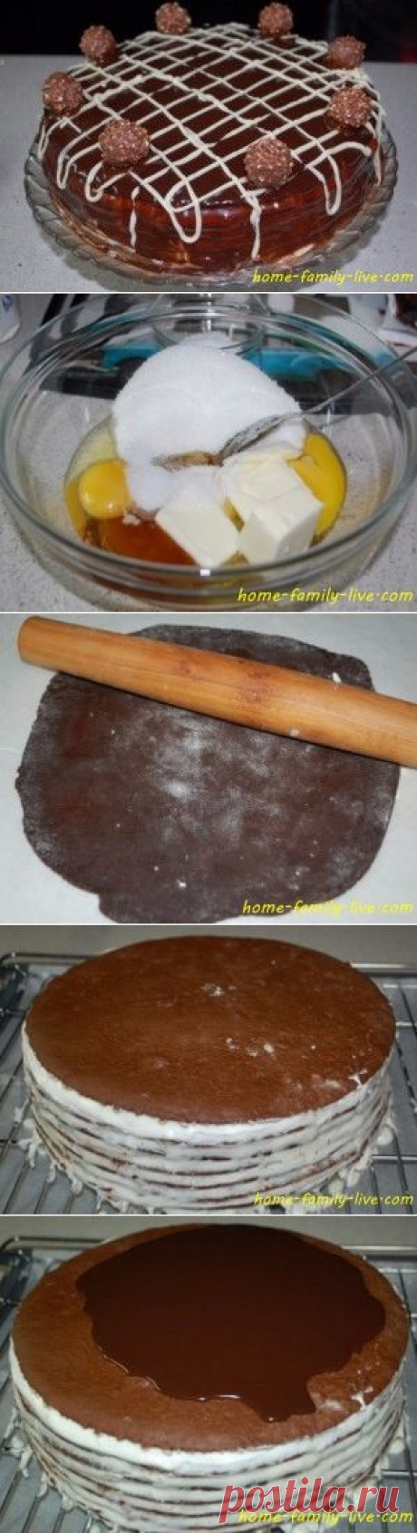 Торт Спартак - пошаговый рецепт с подробным фотоКулинарные рецепты