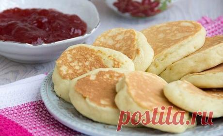 Пышные оладушки на кефире | Печем и варим