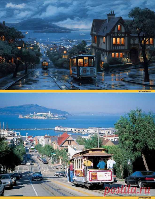 Картины Евгения Лушпина (21 шт.) / красивые картинки городской пейзаж Evgeny Lushpin продолжение в комментариях фото / Смешные картинки, приколы, видео, лучшие демотиваторы со смыслом и по-русски, много комиксов.