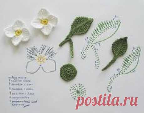 Fleurs en crochet