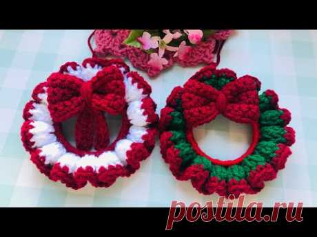 How to crochet the Christmas ornaments #veryeasyandsimple#
