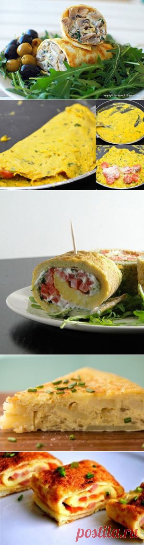 Омлет с грибами и сыром &amp;raquo; Кулинарные рецепты