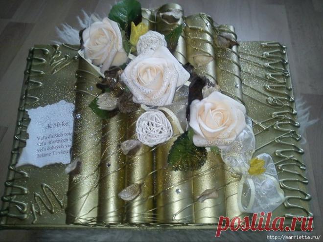 Как сделать декоративную книжку для подарка. Мастер-класс