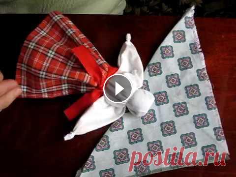 Технология изготовления народной куклы закрутки ОЧЕНЬ КОРОТКИЙ "МК" ДЛЯ ДЕТЕЙ!...