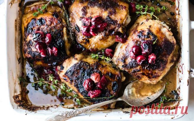 Куриные бедра в клюквенном маринаде | Дачная кухня (Огород.ru)