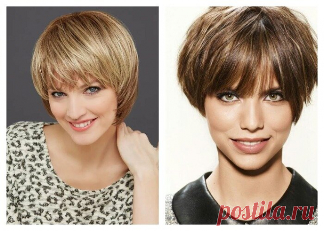Стрижки на короткие волосы для женщин после 40 с овальным лицом | Стрижки и прически | Яндекс Дзен
