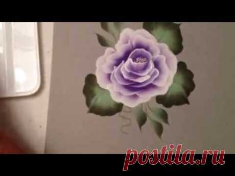 One Stroke: How to Paint a Rose by April Numamoto