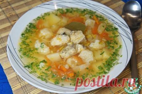 Овощной суп с рыбой Кулинарный рецепт