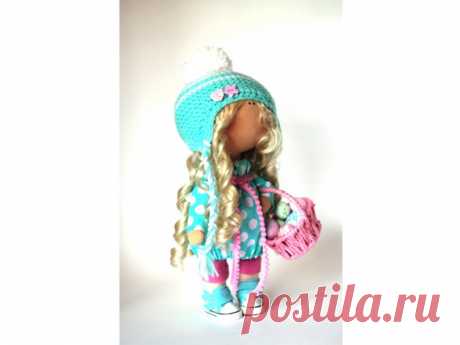 Vivid doll Fabric doll Summer doll handmade by AnnKirillartPlace