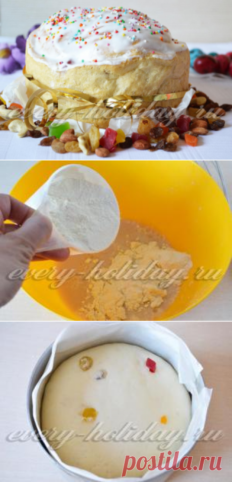 Пасхальный кулич, самый простой рецепт