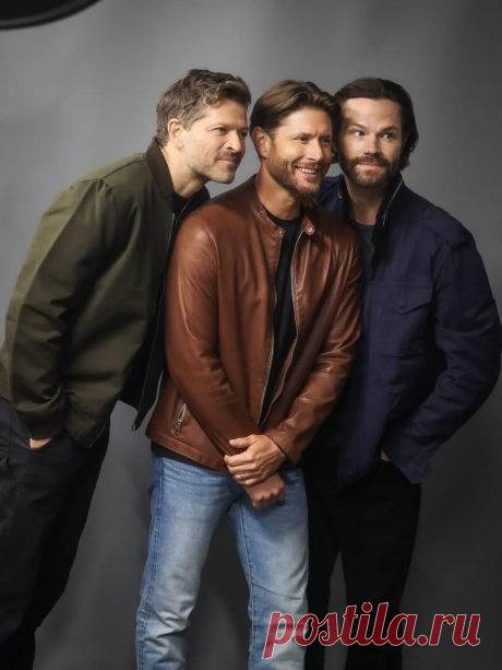 Новые фото со съемок Дженсена, Джареда и Миши специально для TV Guide