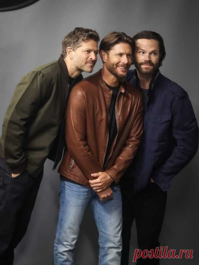 Новые фото со съемок Дженсена, Джареда и Миши специально для TV Guide