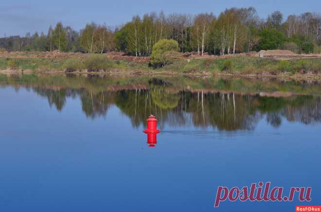 Фото: Бакен на Волге. Фотограф Николай Попов. Пейзаж - Фотосайт Rasfokus.ru