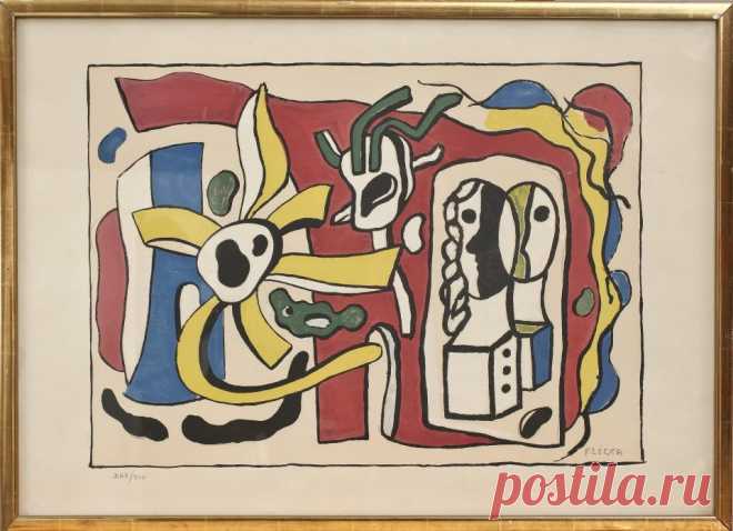 работа знаменитого Фернана Леже (1881-1955).